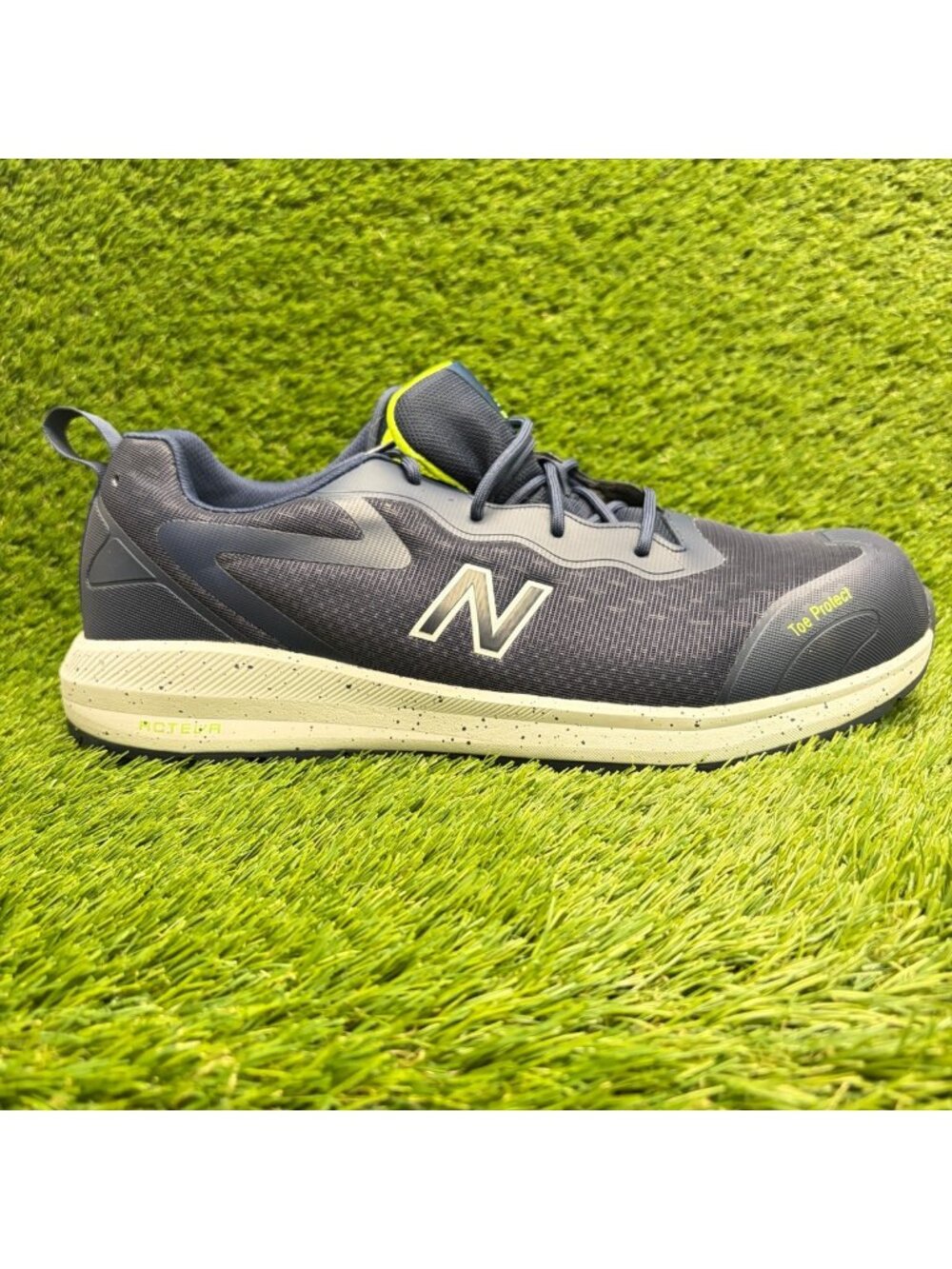 New Balance Logic Mens Size 14EE Navy White Composite Toe Safety Work Shoes